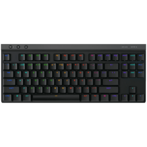 Tastatura Gaming Mecanica Logitech G515 TKL, USB, Iluminare RGB, Low-profile (Negru) imagine