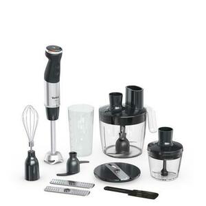 Mixer vertical TEFAL Quickchef+ HB67G830, 0.8 l, 1000 W, 20 trepte viteza (Negru/Argintiu) imagine