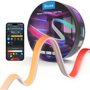Banda LED Govee Strip Light Pro 3m, RGBIC+W, Wi-Fi, Bluetooth, 1260 LED/m imagine