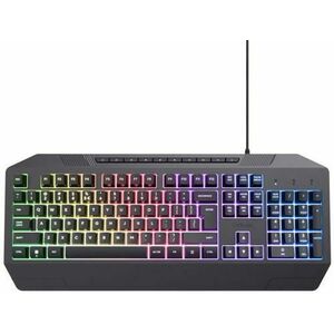 Tastatura Gaming Trust GXT 836 Evocs, iluminare RGB, USB-A (Negru) imagine