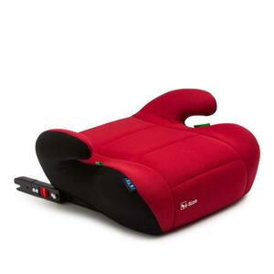Inaltator auto Juju Jazzy Booster i-Size ISOFIX, 125-150cm, certificat R129, Negru-Rosu imagine