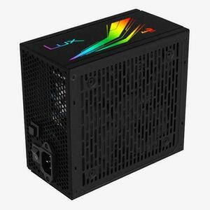 Sursa Aerocool Lux 750M, Modulara, Iluminre RGB, 80+ Bronze, 750W (Negru) imagine