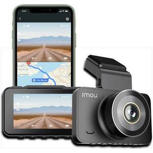 Camera video auto IMOU S800, 4K UHD (3840x2160), 30 fps, Ecran 3inch, Unghi de vizualizare 123 grade, Microfon si difuzor incorporat, IP52 (Negru) imagine
