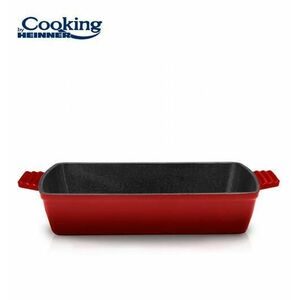 Tava Heinner HR-KN-TV33, RED LINE, fonta emailata, 33 x 23 x 7 cm imagine