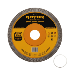 Disc diamantat pentru ceramica ultra subtire ROTOR 125x22.23mm imagine