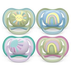 Set 2 suzete Philips-AVENT SCF085/30 Ultra Air, ortodontice, 0-6 luni imagine