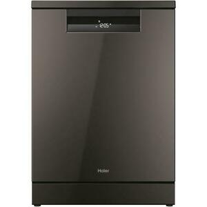 Masina de spalat vase Haier XF 4A4M4PA, 14 seturi, 10 programe, Clasa A, Motor Inverter, WiFi, 10 programe, H-Spray Arm, Flex Zone, Part Light, Powerwash, Automatic Open Door, 60 cm (Antracit) imagine