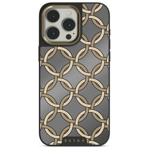 Husa Burga Elite Mirror Magsafe Gold Heritage iPhone 15 Pro imagine