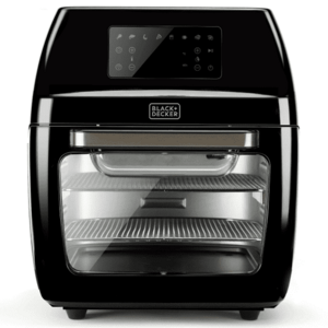 Friteuza cu aer cald cu cuptor si rotisor BLACK+DECKER BXAFO1200E, 12 l, 1700 W, 8 programe, Temperatura ajusatbila 40-200 C (Negru) imagine
