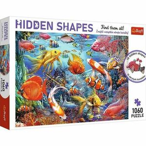 Puzzle Trefl - Forme Ascunse, Viata Subacvatica, 1000 piese imagine
