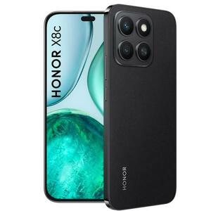 Telefon Mobil Honor X8c, Procesor Qualcomm SM6225 Snapdragon 685 Octa Core, AMOLED Capacitive touchscreen 6.7inch, 8GB RAM, 256GB Flash, Camera Duala 108+5MP, Wi-Fi, 4G, Dual Sim, Android (Negru) imagine