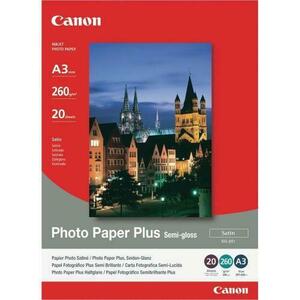 Hartie foto Canon SG-201A3, dimensiune A3, 20 coli, tip semi-gloss, greutate 260g/m2 imagine
