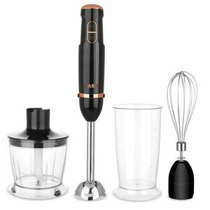 Blender de mana cu accesorii ZASS Rose Gold ZHB 21 (Negru/Roz) imagine