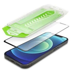 Folie de protectie Ecran WZK Premium pentru Apple iPhone 13, Sticla Securizata, Full Glue, Neagra imagine
