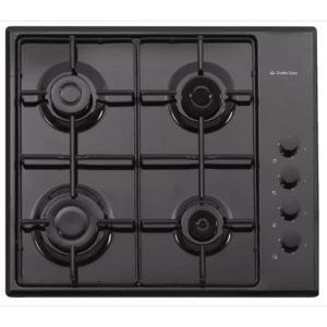 Plita incorporabila Studio Casa PG660ISEOBLK, Gaz, 4 arzatoare, Email lucios, Aprindere electrica (Negru) imagine