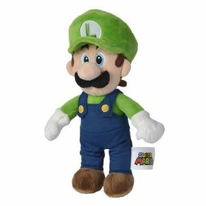 Jucarie de plus Super Mario - Luigi, 20 cm imagine