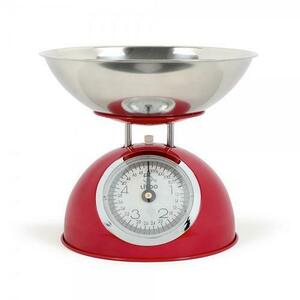 Cantar de bucatarie mecanic Livoo DOM443R, 1.8 l, 5 kg, Precizie de 20 g (Rosu) imagine