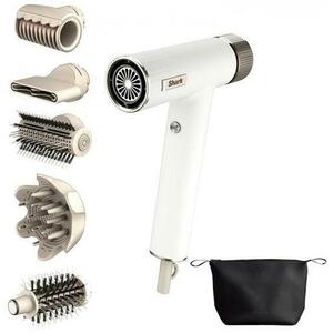 Uscator de par Shark SpeedStyle HD352EU, 1700 W, 3 viteze, 3 trepte temperatura (Alb) imagine