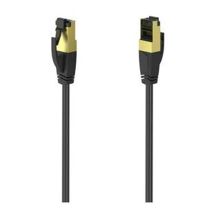 Cablu de retea Hama 200692, CAT 8, 40 Gbit/s, S/FTP Shielded, Halogen-free, 1.5 m (Negru) imagine