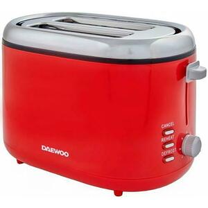 Prajitor de paine Daewoo DBT70R, 900 W, 2 felii (Rosu) imagine