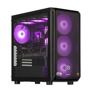 Calculator Sistem PC Gaming Actina KOMACNGIP0190 Midi Tower Powered by ENDORFY, Procesor AMD Ryzen™ 7 7800X3D, 8 cores, 4.2GHz, 96MB L3, 32GB DDR5, 2TB SSD, NVIDIA GeForce RTX 5090 32GB GDDR7, DLSS 4, Wi-Fi, Bluetooth, No OS (Negru) imagine