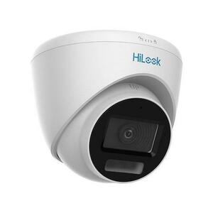 Camera supraveghere Dome Hikvision HiLook Smart Hybrid Light ColorVu THC-T229-LMS, 2 MP, 2.8 mm, IR/lumina alba 40 m, microfon imagine