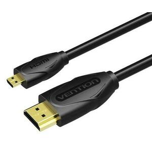 Cablu Vention VAA-D03-B200, HDMI(T) la microHDMI (T), 2m, rezolutie 4K la 60Hz (Negru) imagine