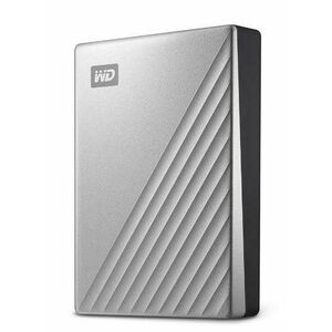 HDD Extern Western Digital My Passport ULTRA, 4TB, 2.5inch, USB 3.1 (Argintiu) imagine