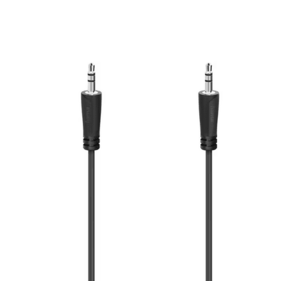 Cablu audio Hama 220874, Jack 3.5mm, 3m (Negru) imagine