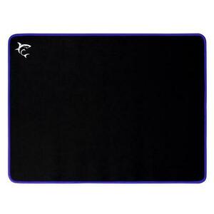 Mousepad White Shark BLUE KNIGHT, Suprafata Textila, Baza Cauciucata Anti-Alunecare, Dimensiuni 40 x 30 x 0.3cm (Negru/Albastru) imagine