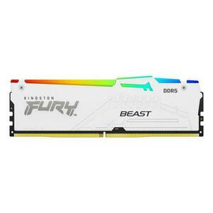 Memorie Kingston FURY Beast RGB White 32GB DDR5 6000MHz CL30 imagine