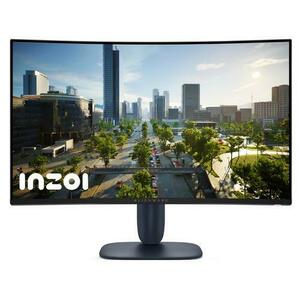 Monitor Gaming VA LED Dell Alienware 31.5inch AW3225DM, WQHD (2560 x 1440), HDMI, DisplayPort, Ecran curbat, 180 Hz, 1 ms (Negru) imagine