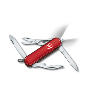 Briceag multifunctional Victorinox MIDNITE MANAGER, 10 functii, surubelnita magnetics Philips si LED (Rosu) imagine
