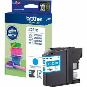 Cartus de cerneala, Brother, LC-221C, Cyan imagine