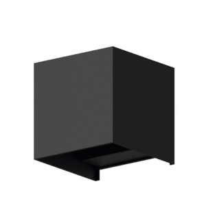 Lampa de perete de exterior LED Calex Bari Up & Down, lumina alba calda, 7W, IP54 (Negru) imagine