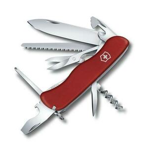 Briceag multifunctional Victorinox Outrider, 14 functii, Include surubelnita Philips si Foarfece (Rosu) imagine
