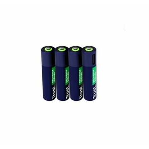 Baterii reincarcabile Trust TR-25671, AAA, USB-C, 4 bucati (Albastru) imagine