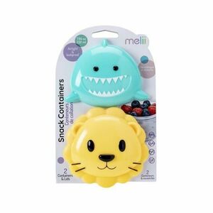 Set 2 recipiente pentru hrana Melii Rechin si Leu, 232 ml imagine