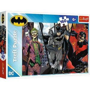 Puzzle Trefl 160 piese, Batman Gata De Actiune imagine