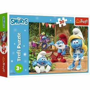 Puzzle pentru copii Trefl din 30 piese - Smurfette and the Smurfs imagine