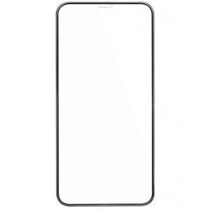 Folie de protectie Ecran OEM pentru Apple iPhone 11 / XR, Sticla Securizata, Full Glue, Set 10 bucati, 9D, Neagra imagine