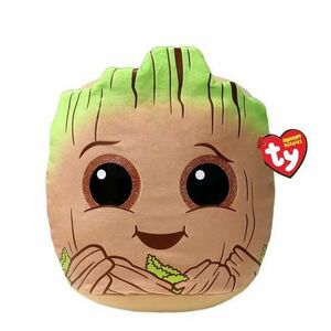 Jucarie de plus Ty Squishy Beanies Marvel Superhero Groot imagine