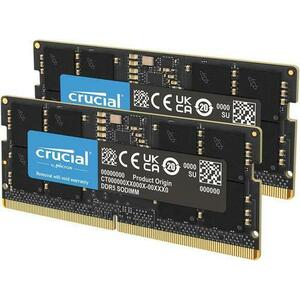 Memorii RAM laptop Crucial CT2K24G56C46S5, DDR5 SODIMM, 48GB (2x24), 5600MHz, CL46 imagine