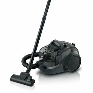 Aspirator fara sac Serie 4 Bosch BGC21X200, Tehnologie Power AirCycle, filtru HEPA 13, 2 litri, 550 W, 10 ani garantie motor, consum anual de energie: 27.5 kWh/an, Negru imagine