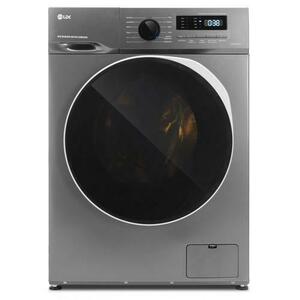 Masina de spalat rufe LDK Queen INV814SBKDS, Clasa A, Capacitate 8 Kg, 1400 rpm, Steam, Amanare pornire, DrumClean, Motor Inverter (Argintiu) imagine