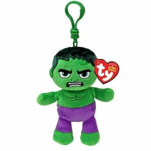 Breloc de plus Ty Hulk, 8.5 cm (Multicolor) imagine