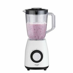 Blender Adler AD 4085, 1000 W, 1.5 l, 2 viteze, Cana din plastic fara BPA (Alb) imagine
