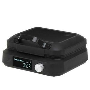 Aparat de facut vafe Adler AD 3087, Display LED , 2200 W, 6 trepte rumenire, Depozitare cablu (Negru) imagine
