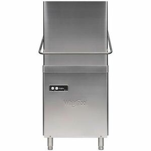 Masina de spalat vase profesionala WHIRLPOOL ECM 532 U, 20 l, Control mecanic, 2 18 cosuri de vase, 1 cos, 2 suporturi tacamuri (Argintiu) imagine