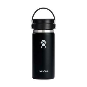 Termos Hydro Flask Wide Sip, inox, 470ml, (Negru) imagine